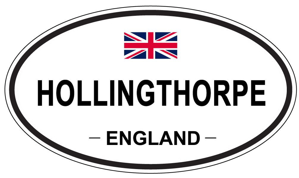 HOLLINGTHORPE, England - Oval Magnet
