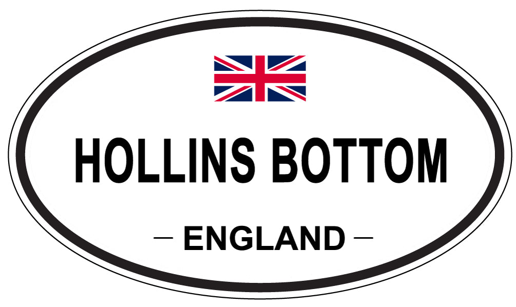 HOLLINS BOTTOM, England - Oval Magnet