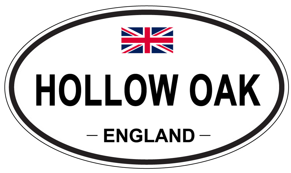 HOLLOW OAK, England - Oval Magnet