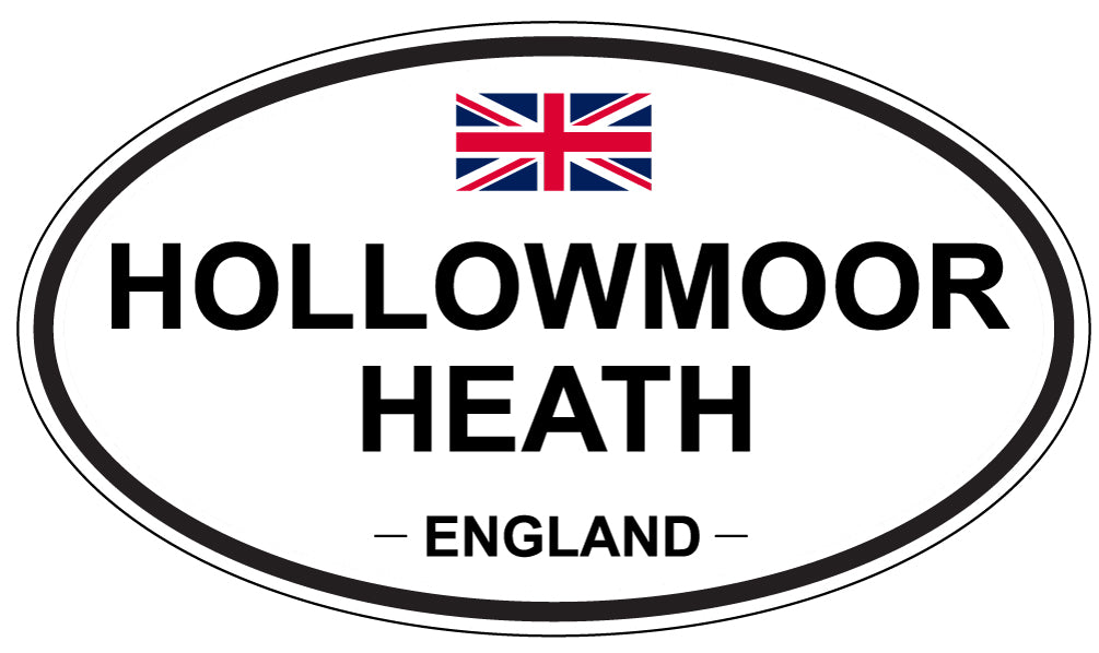 HOLLOWMOOR HEATH, England - Oval Magnet