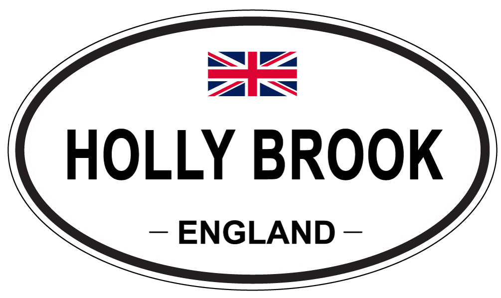 HOLLY BROOK, England - Oval Magnet