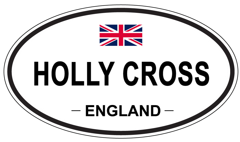 HOLLY CROSS, England - Oval Magnet