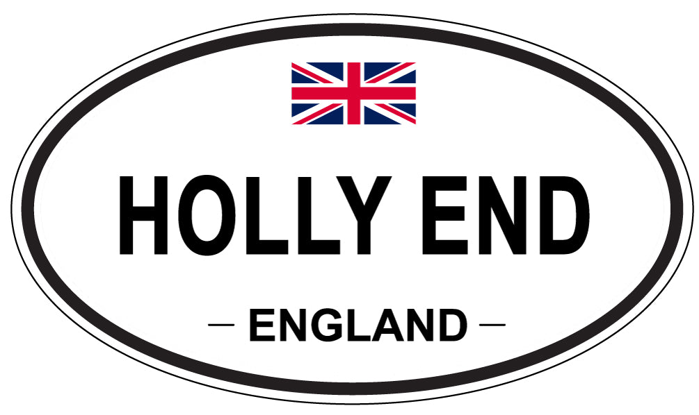 HOLLY END, England - Oval Magnet