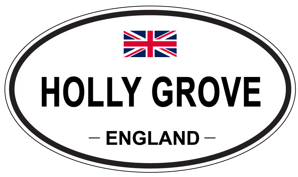 HOLLY GROVE, England - Oval Magnet