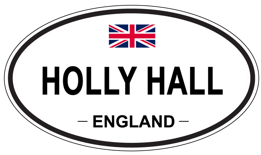 HOLLY HALL, England - Oval Magnet