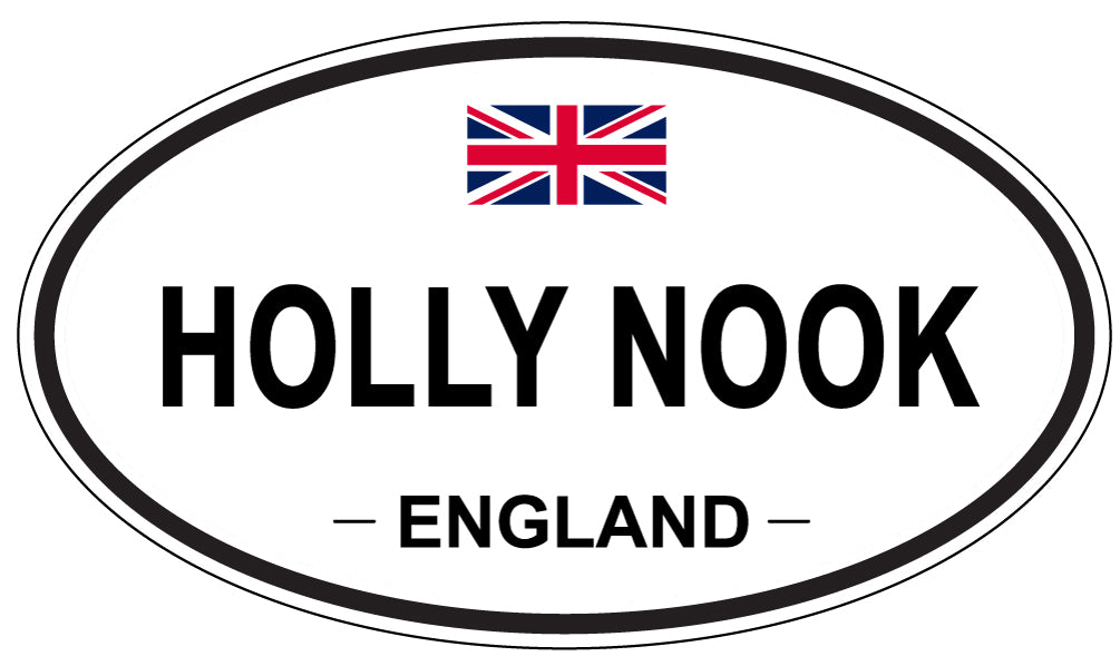 HOLLY NOOK, England - Oval Magnet