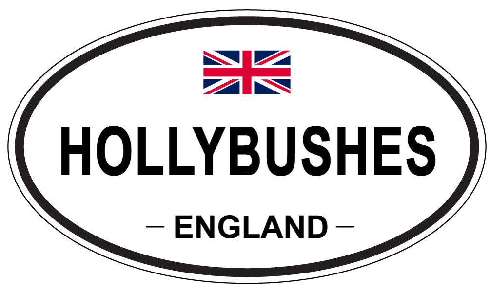 HOLLYBUSHES, England - Oval Magnet