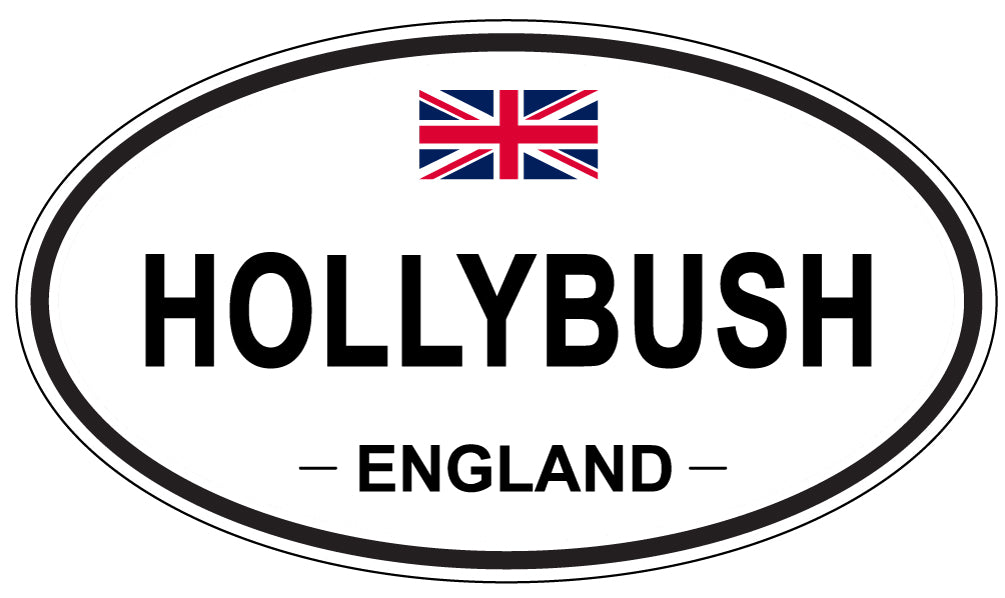 HOLLYBUSH, England - Oval Magnet