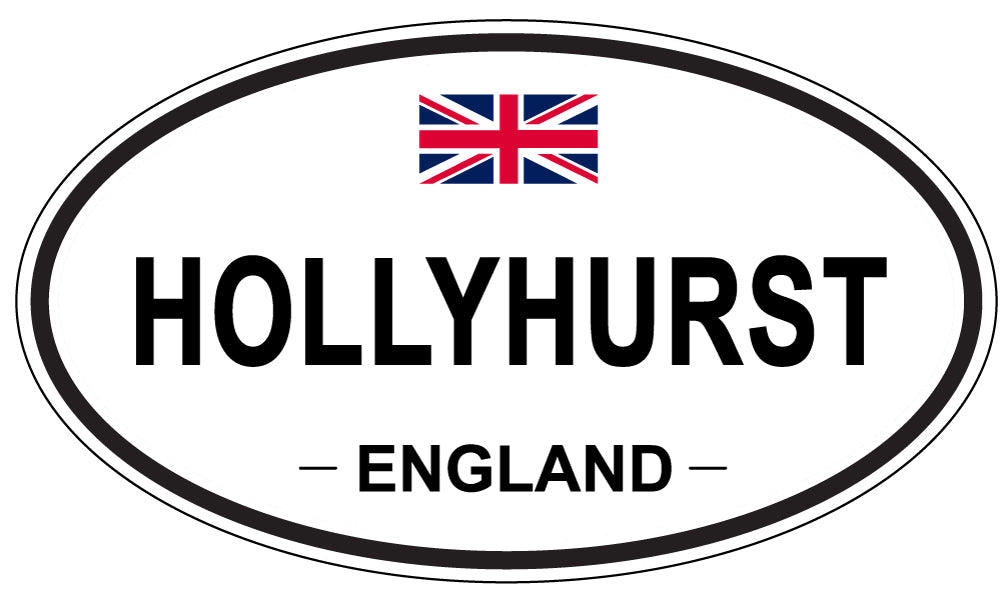HOLLYHURST, England - Oval Magnet