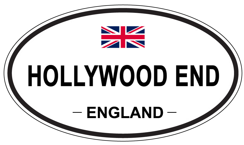 HOLLYWOOD END, England - Oval Magnet
