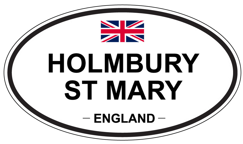 HOLMBURY ST MARY, ENGLAND - Oval Sticker