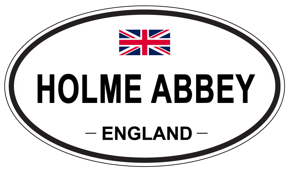 HOLME ABBEY, England - Oval Magnet