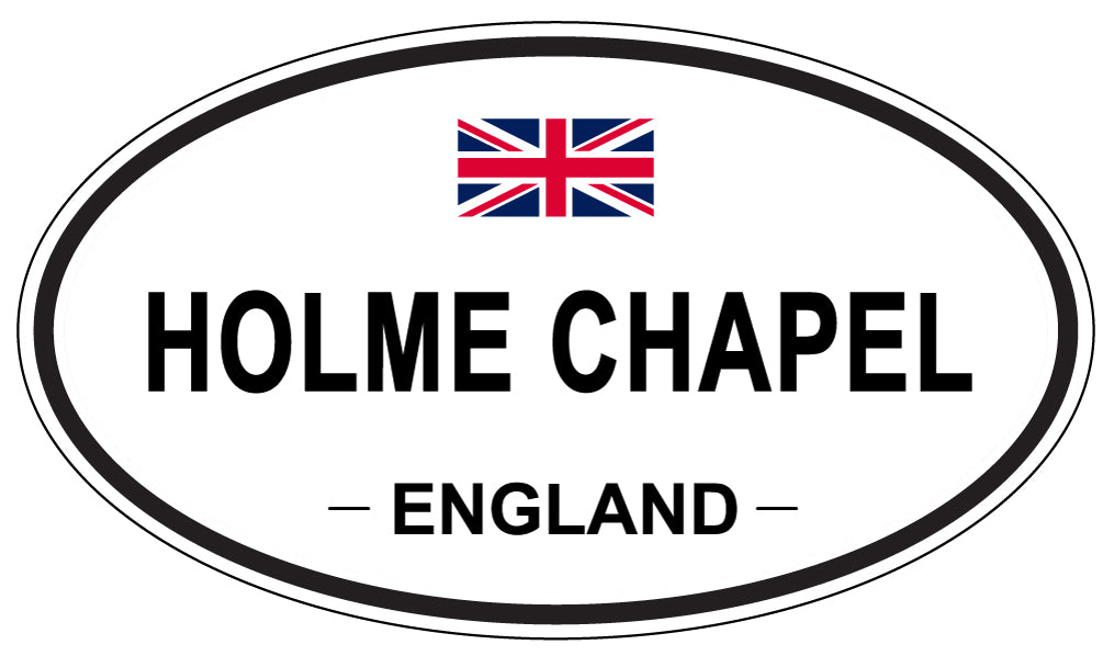 HOLME CHAPEL, ENGLAND - Oval Sticker