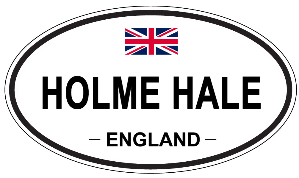 HOLME HALE, ENGLAND - Oval Sticker