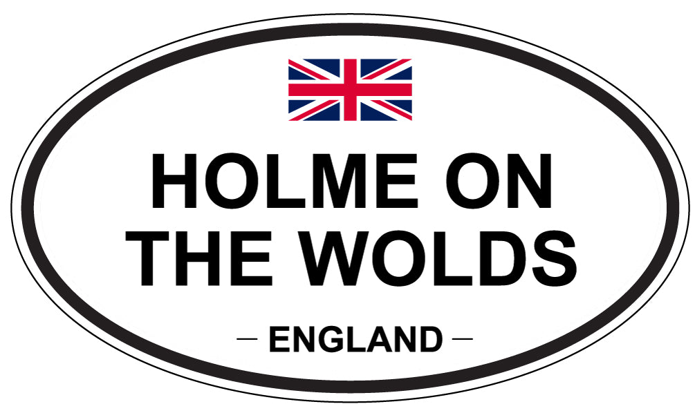 HOLME ON THE WOLDS, England - Oval Magnet