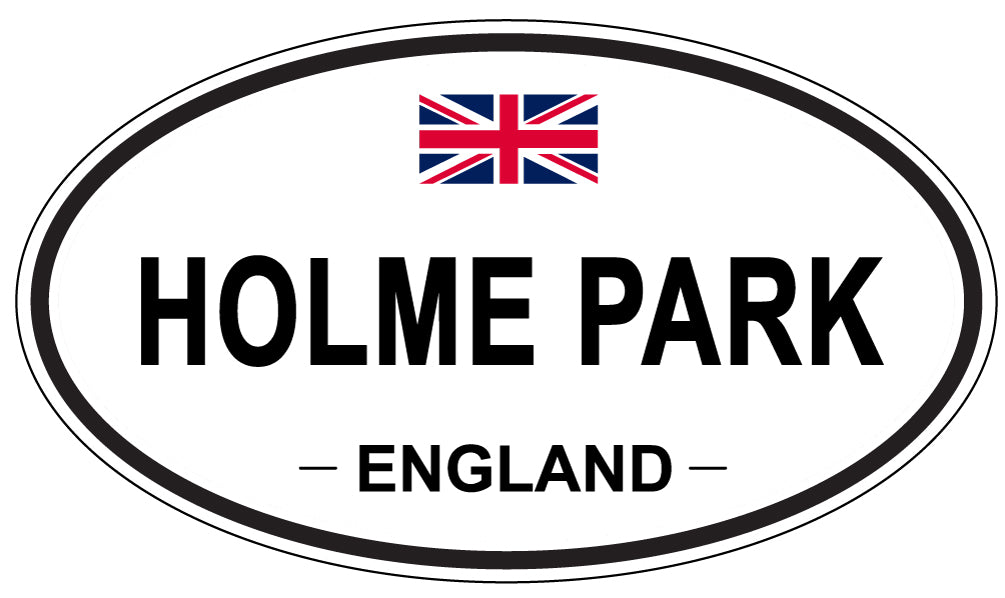 HOLME PARK, ENGLAND - Oval Sticker