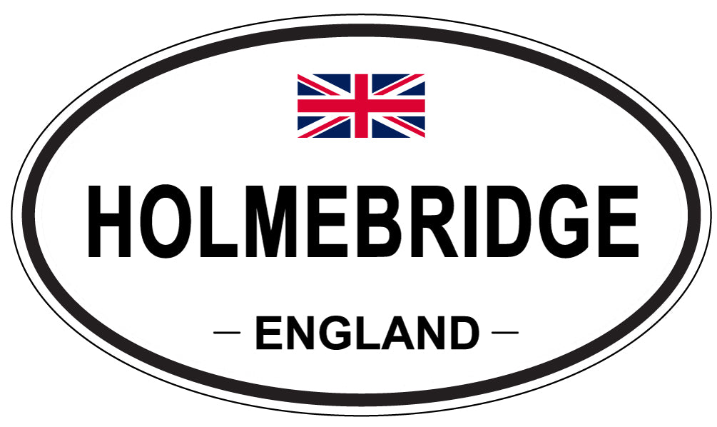 HOLMEBRIDGE, England - Oval Magnet