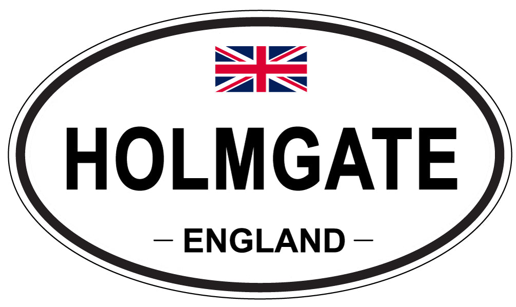 HOLMGATE, ENGLAND - Oval Sticker