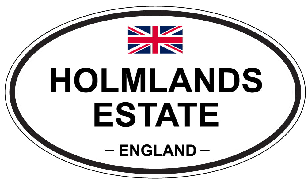 HOLMLANDS ESTATE, England - Oval Magnet