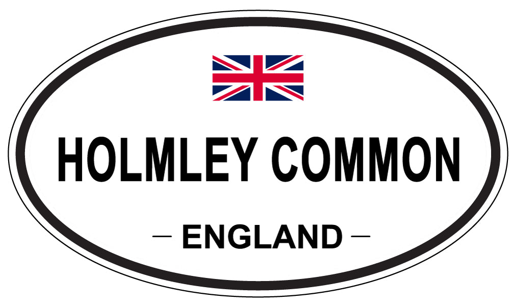 HOLMLEY COMMON, ENGLAND - Oval Sticker