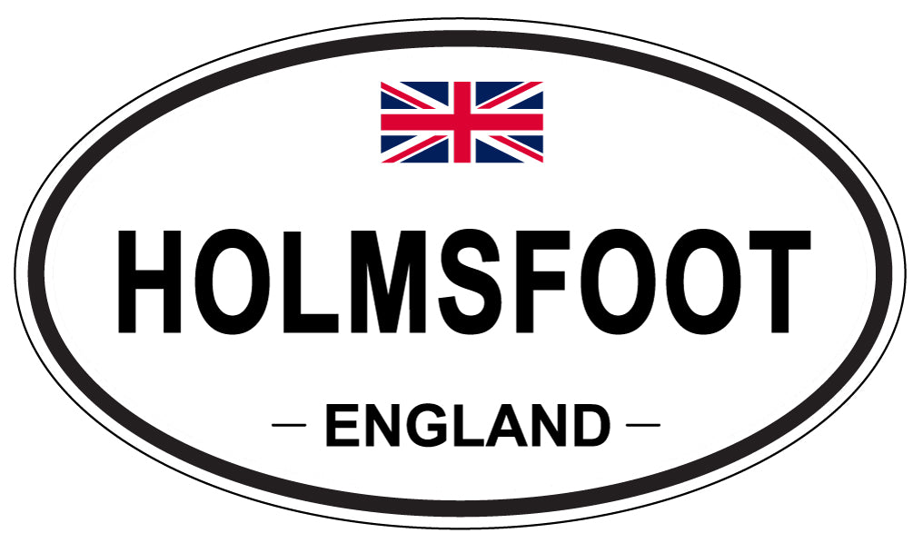 HOLMSFOOT, England - Oval Magnet