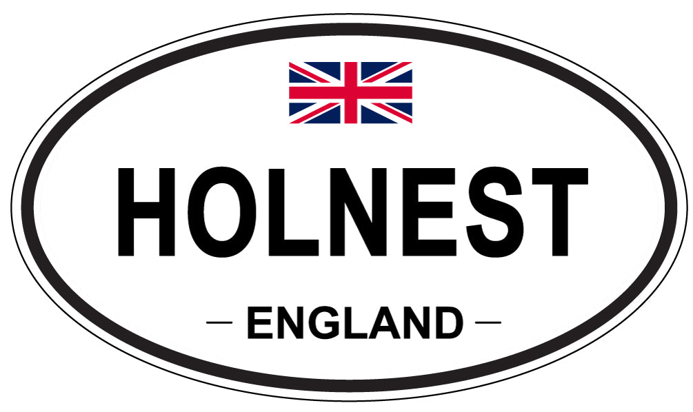 HOLNEST, ENGLAND - Oval Sticker