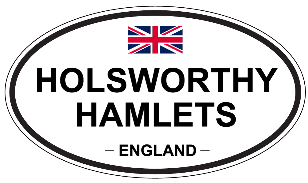 HOLSWORTHY HAMLETS, England - Oval Magnet