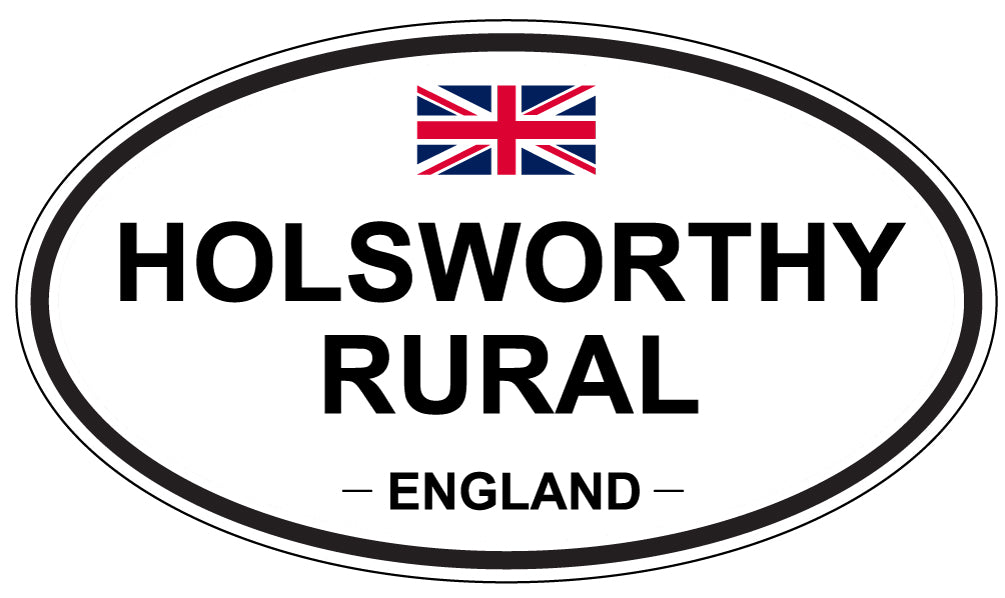HOLSWORTHY RURAL, England - Oval Magnet