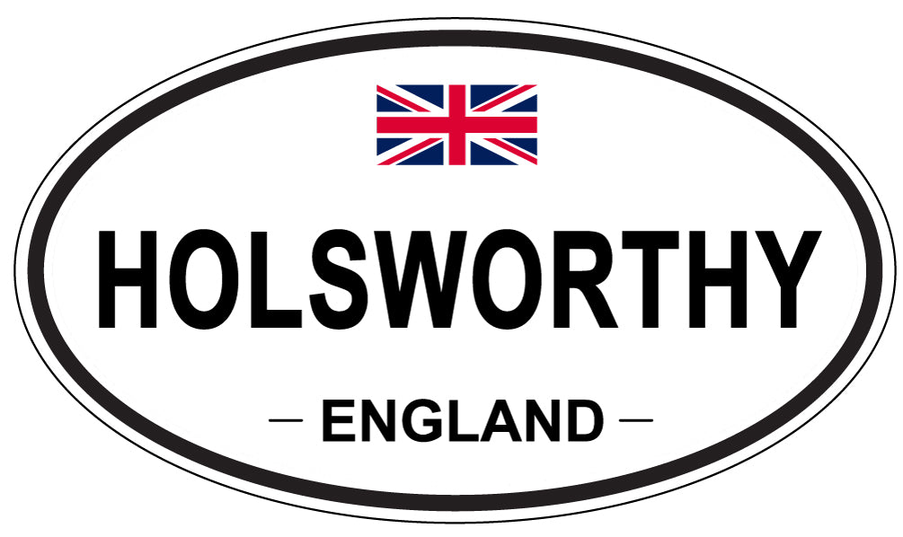 HOLSWORTHY, England - Oval Magnet