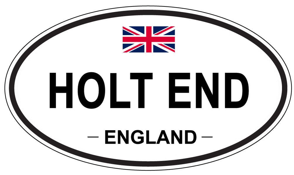 HOLT END, ENGLAND - Oval Sticker