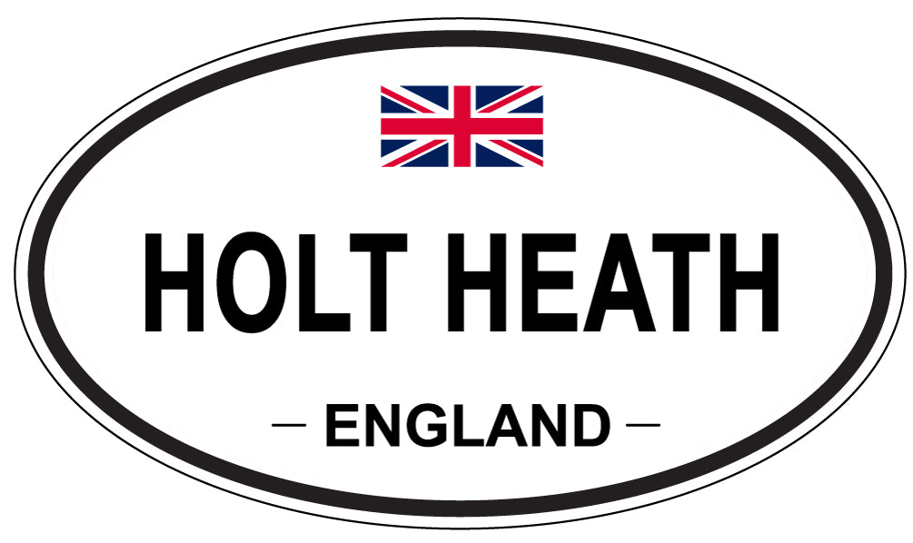 HOLT HEATH, ENGLAND - Oval Sticker