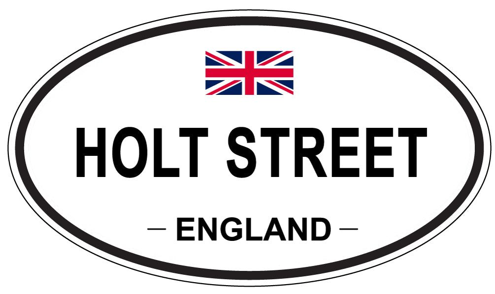 HOLT STREET, England - Oval Magnet