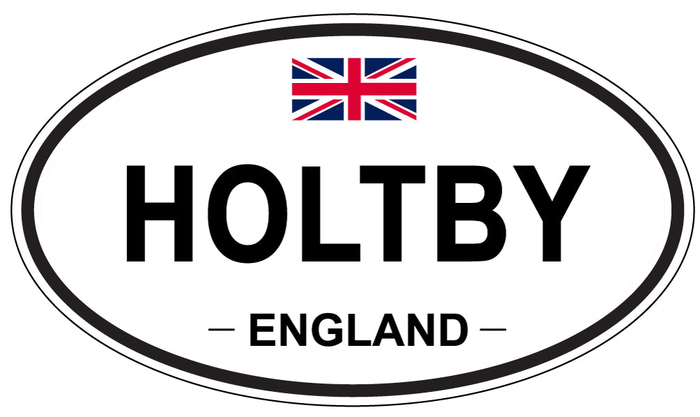 HOLTBY, ENGLAND - Oval Sticker
