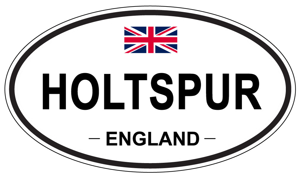 HOLTSPUR, ENGLAND - Oval Sticker