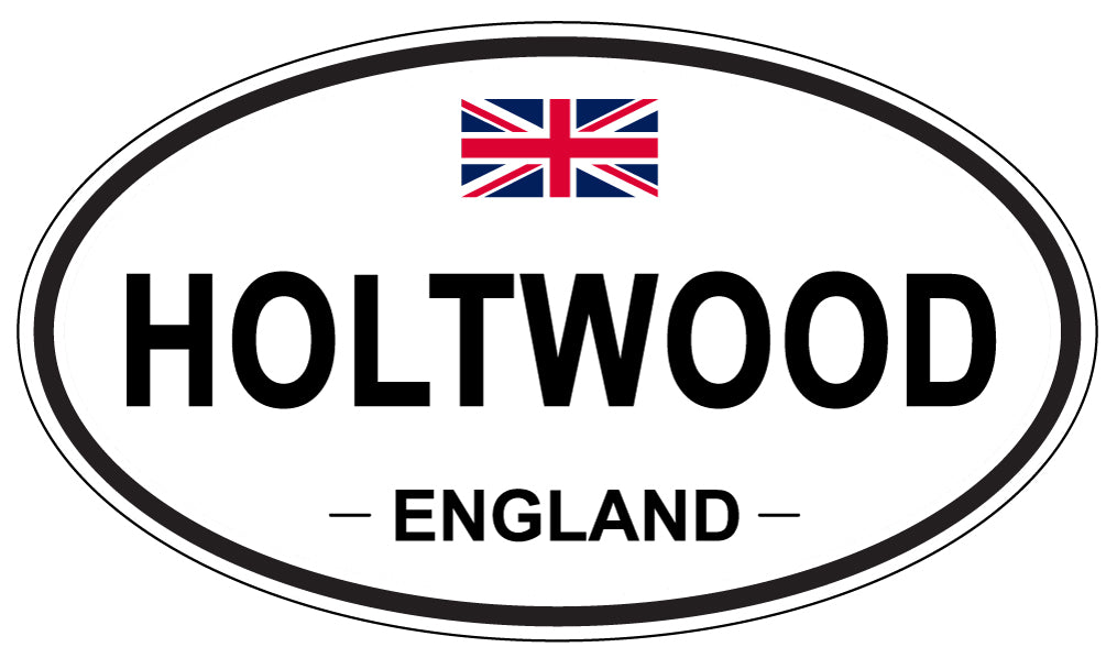 HOLTWOOD, ENGLAND - Oval Sticker