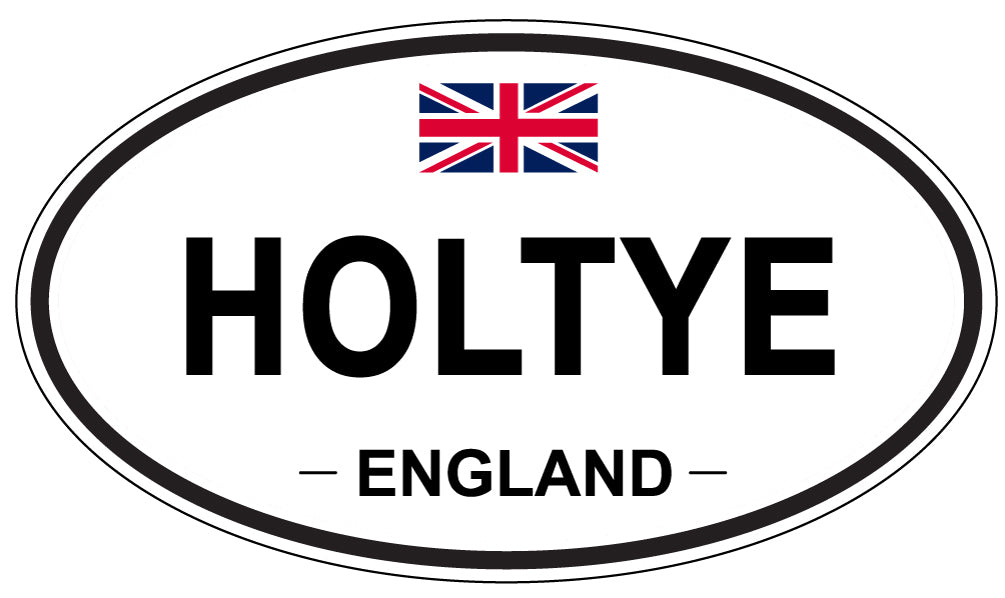 HOLTYE, ENGLAND - Oval Sticker