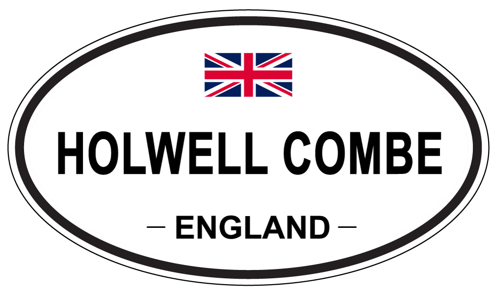 HOLWELL COMBE, ENGLAND - Oval Sticker