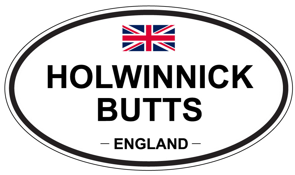 HOLWINNICK BUTTS, ENGLAND - Oval Sticker