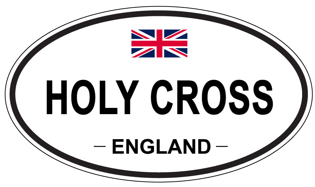 HOLY CROSS, England - Oval Magnet