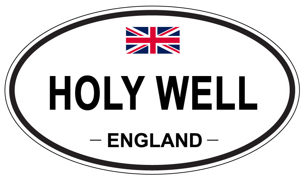 HOLY WELL, England - Oval Magnet
