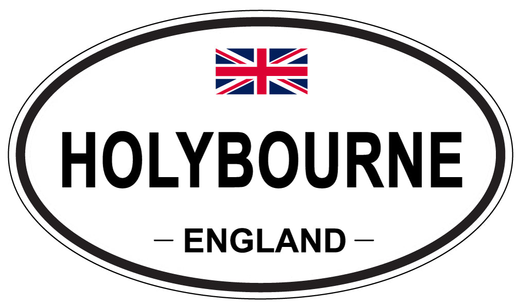 HOLYBOURNE, ENGLAND - Oval Sticker