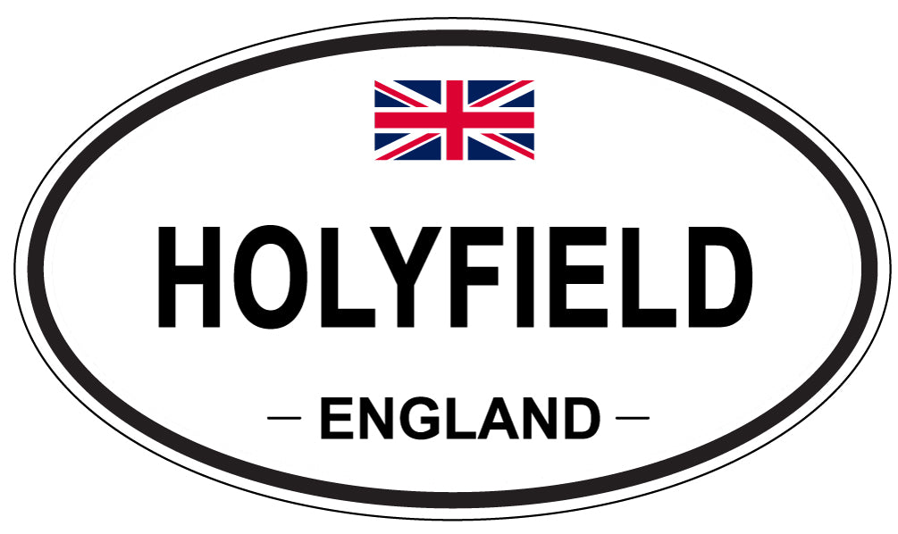 HOLYFIELD, ENGLAND - Oval Sticker