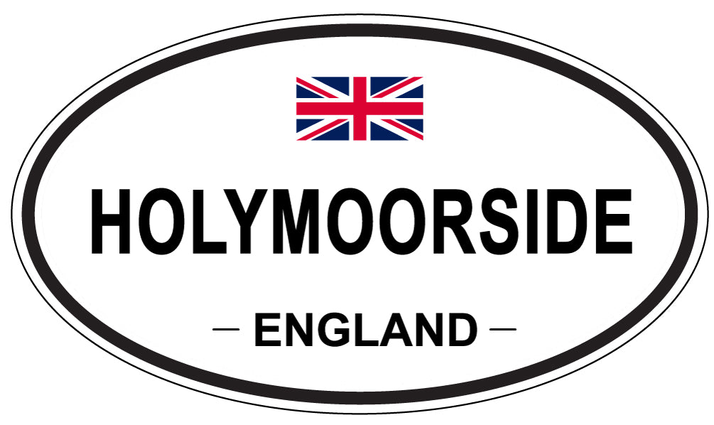 HOLYMOORSIDE, England - Oval Magnet