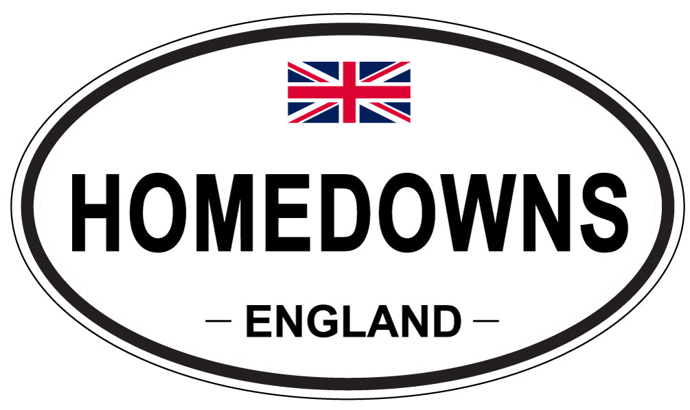 HOMEDOWNS, England - Oval Magnet