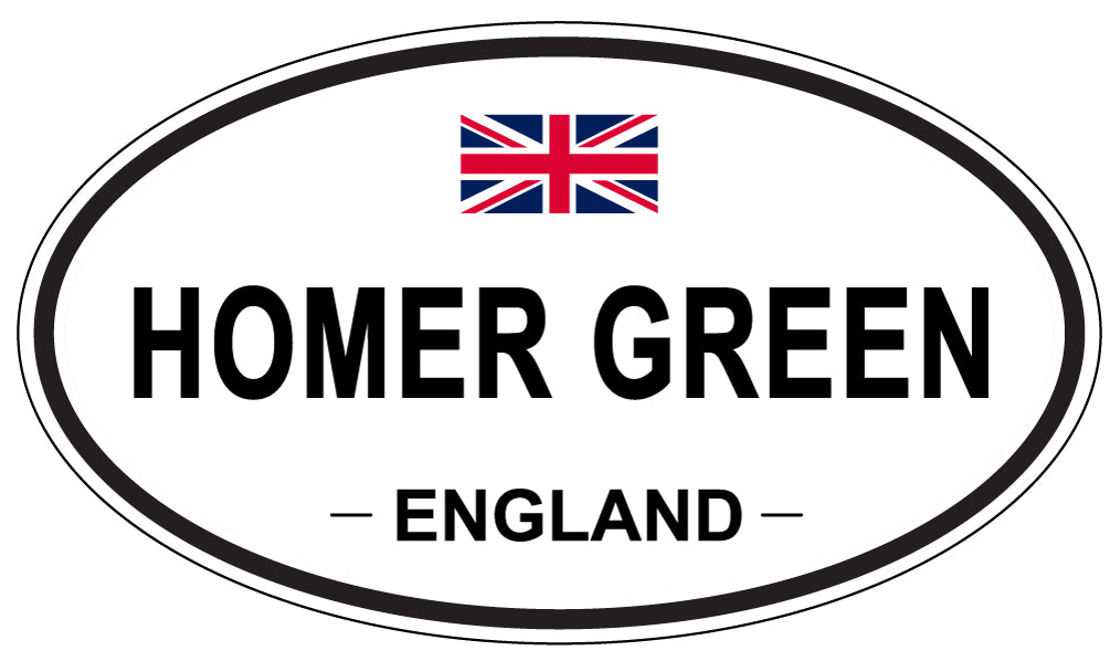 HOMER GREEN, England - Oval Magnet