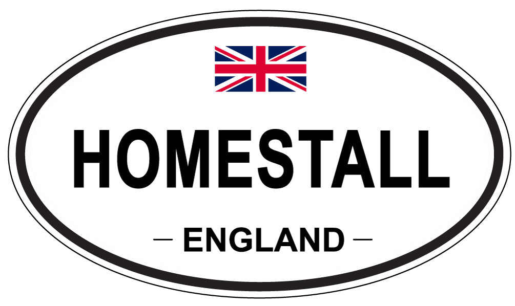 HOMESTALL, England - Oval Magnet