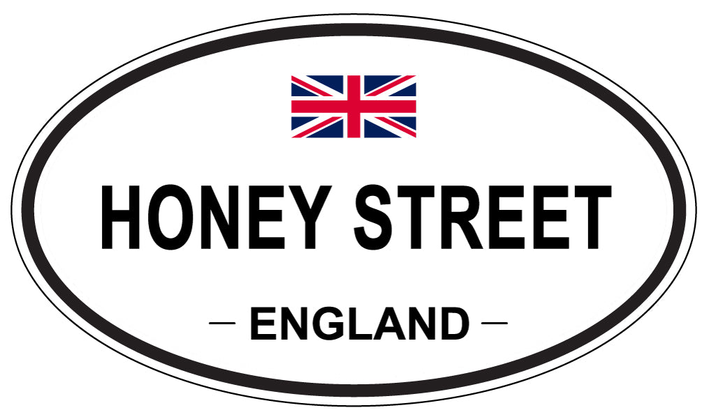 HONEY STREET, ENGLAND - Oval Sticker