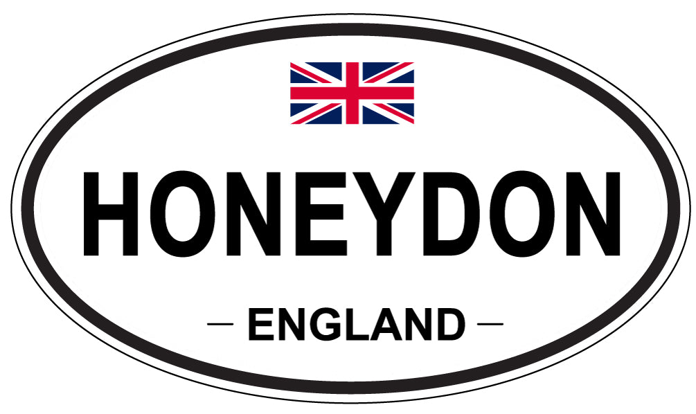 HONEYDON, ENGLAND - Oval Sticker