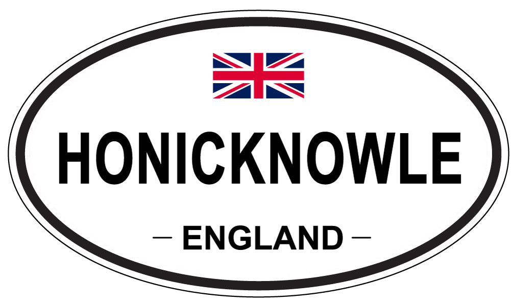 HONICKNOWLE, England - Oval Magnet