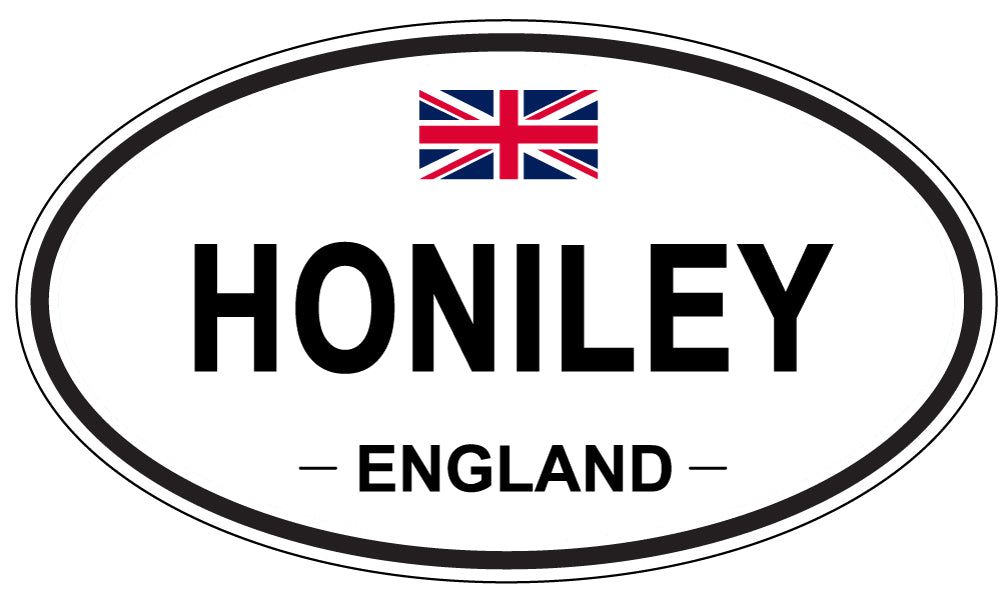 HONILEY, England - Oval Magnet